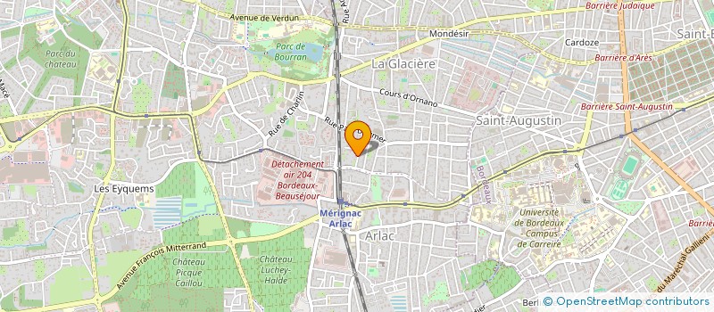 localisation de l'entreprise MADAME SOPHIE ALOY  MERIGNAC