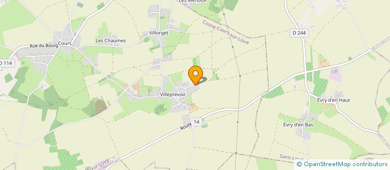 localisation de l'entreprise MADAME SOPHIE ALTMEYER à COSNE-COURS-SUR-LOIRE