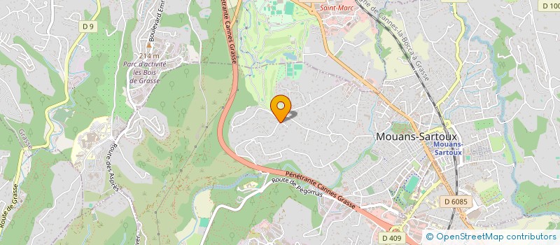 localisation de l'entreprise MADAME SOPHIE AMATE  MOUANS-SARTOUX