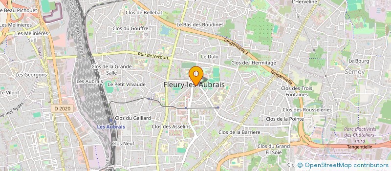 localisation de l'entreprise MADAME SOPHIE AMBLARD à FLEURY-LES-AUBRAIS