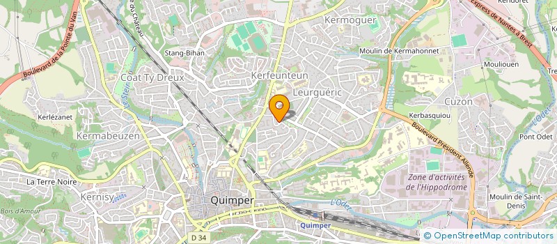 localisation de l'entreprise MADAME SOPHIE AMBROISE à QUIMPER