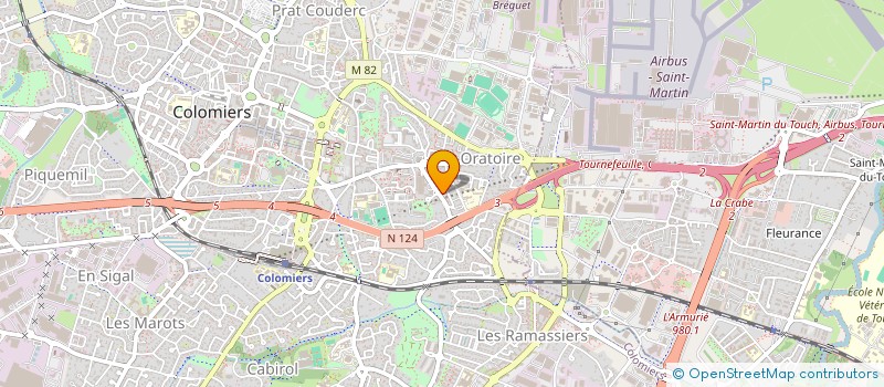 localisation de l'entreprise MADAME SOPHIE AMIR-KHAN à COLOMIERS
