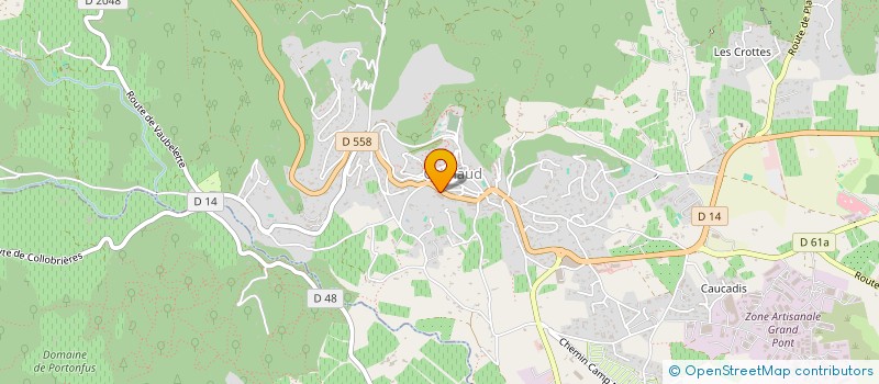 localisation de l'entreprise MADAME SOPHIE AMIROUCHEN  GRIMAUD