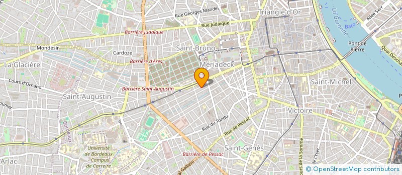 localisation de l'entreprise MADAME SOPHIE AMOUROUX  BORDEAUX