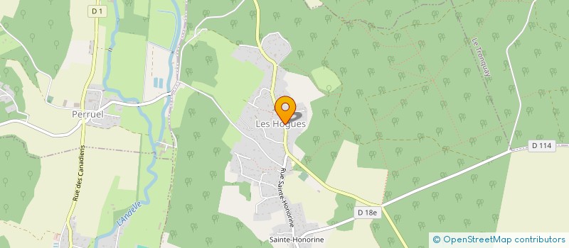 localisation de l'entreprise MADAME SOPHIE ANDREE GENEVI MONCHIERI  LES HOGUES