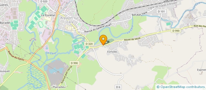localisation de l'entreprise MADAME SOPHIE ANDRIEU à ARPAJON-SUR-CERE