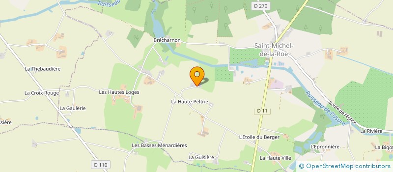 localisation de l'entreprise MADAME SOPHIE ANDRIEUX  LA ROE