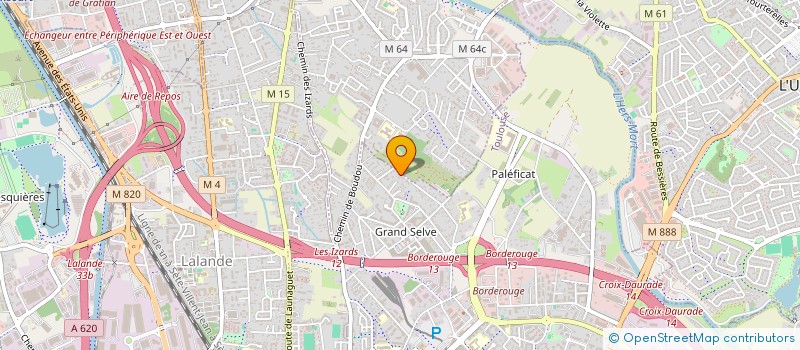 localisation de l'entreprise MADAME SOPHIE ANGLADE  TOULOUSE