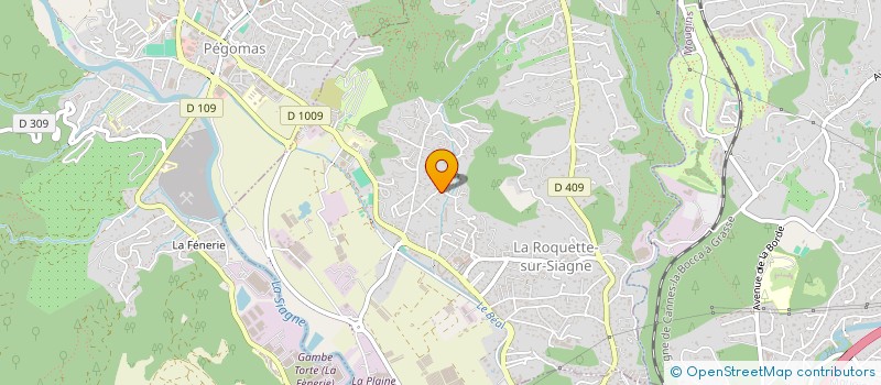 localisation de l'entreprise MADAME SOPHIE ANNE à LA ROQUETTE-SUR-SIAGNE