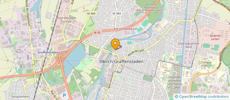 localisation de l'entreprise MADAME SOPHIE ANNE FRANCOIS BOUVIER  ILLKIRCH-GRAFFENSTADEN