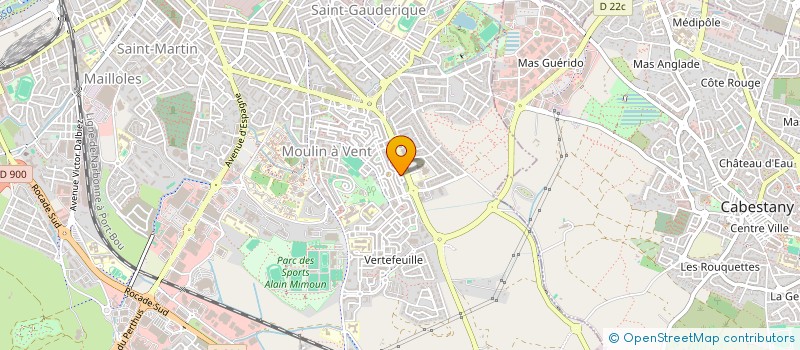 localisation de l'entreprise MADAME SOPHIE-ANNE JAOUEN  PERPIGNAN