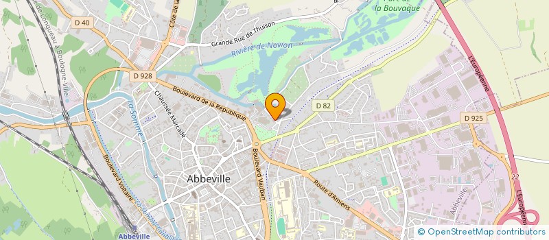 localisation de l'entreprise MADAME SOPHIE ANNE POUPART à ABBEVILLE