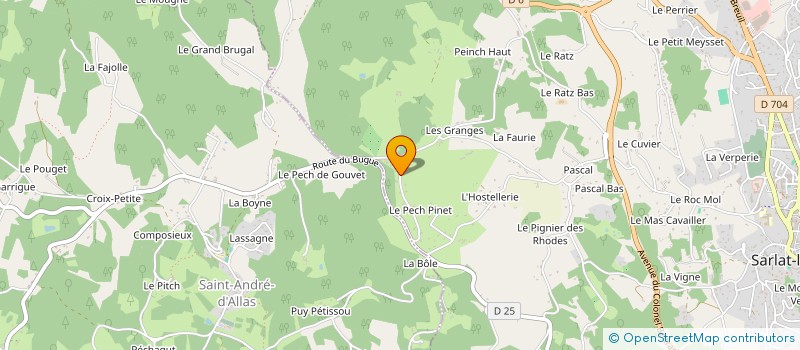 localisation de l'entreprise MADAME SOPHIE ANQUEZ à SARLAT-LA-CANEDA