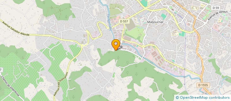 localisation de l'entreprise MADAME SOPHIE ANSART à DRAGUIGNAN