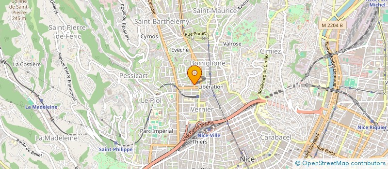localisation de l'entreprise MADAME SOPHIE ANTON à NICE