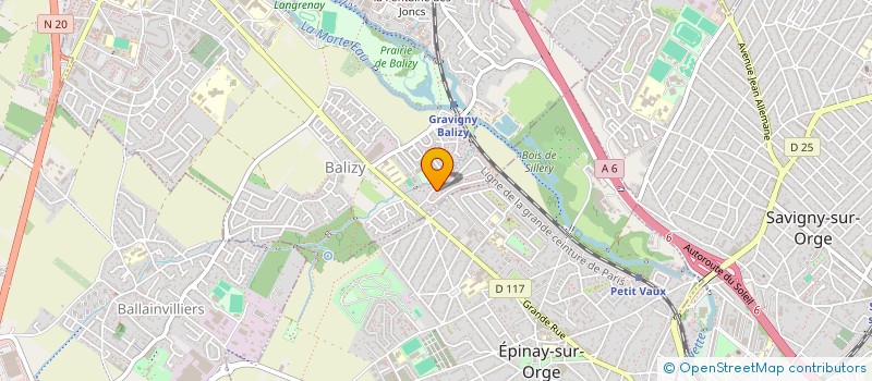 localisation de l'entreprise MADAME SOPHIE AOUIZERATE à LONGJUMEAU