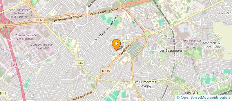 localisation de l'entreprise MADAME SOPHIE APPART à AULNAY-SOUS-BOIS