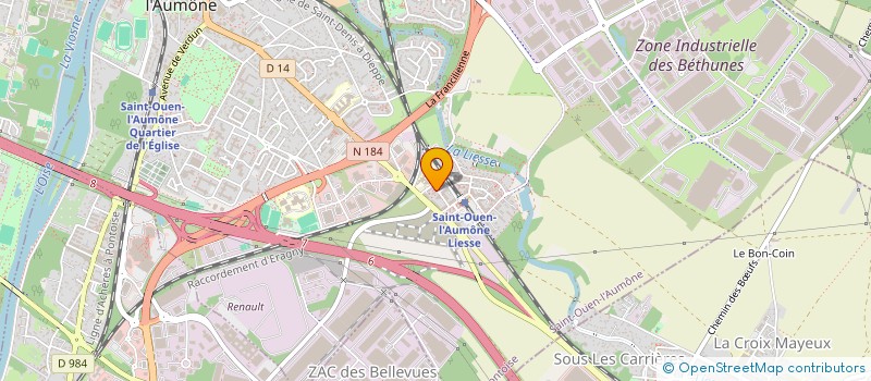 localisation de l'entreprise MADAME SOPHIE ARCHIMBAUD  SAINT-OUEN-L'AUMONE