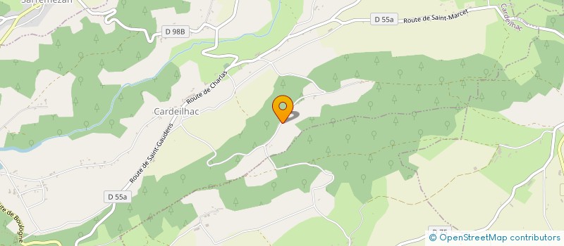 localisation de l'entreprise MADAME SOPHIE ARCIDET  CARDEILHAC