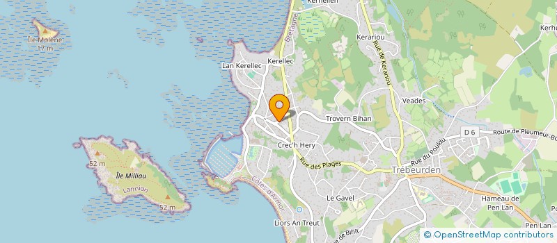 localisation de l'entreprise MADAME SOPHIE ARIE  TREBEURDEN