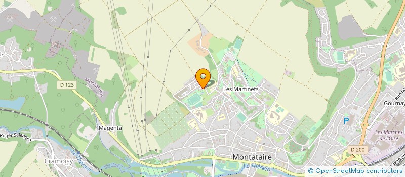 localisation de l'entreprise MADAME SOPHIE ARISTEE  MONTATAIRE