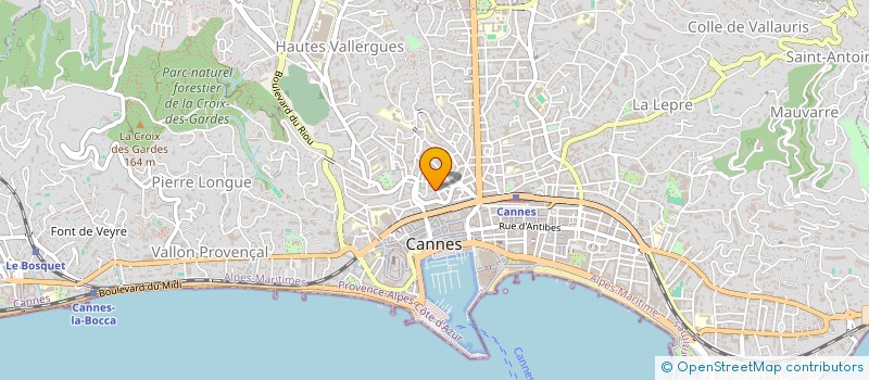 localisation de l'entreprise MADAME SOPHIE ARNOULD à CANNES