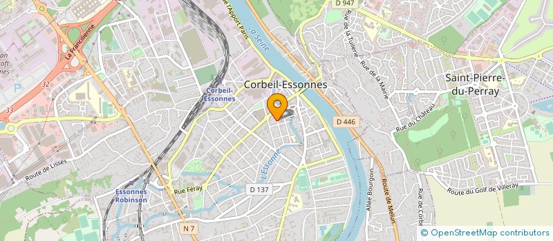 localisation de l'entreprise MADAME SOPHIE ARNOULD LAURENT à CORBEIL-ESSONNES