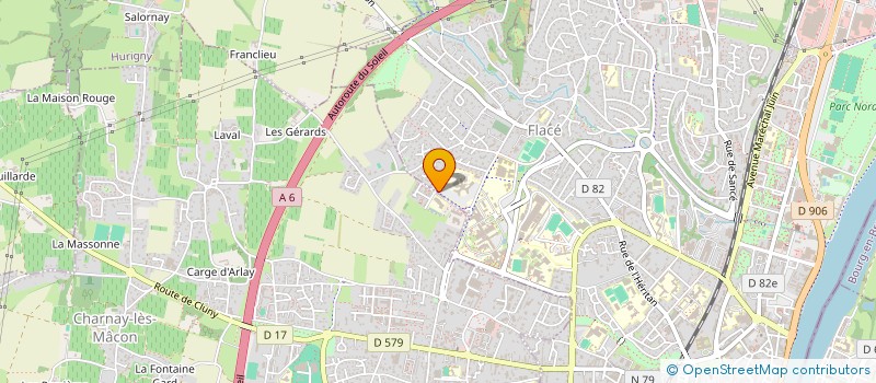 localisation de l'entreprise MADAME SOPHIE ARNOULT  MACON