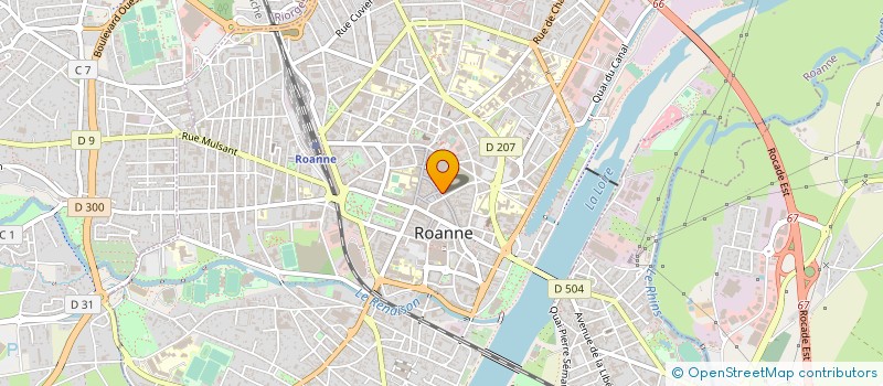 localisation de l'entreprise MADAME SOPHIE ARTAUD  ROANNE