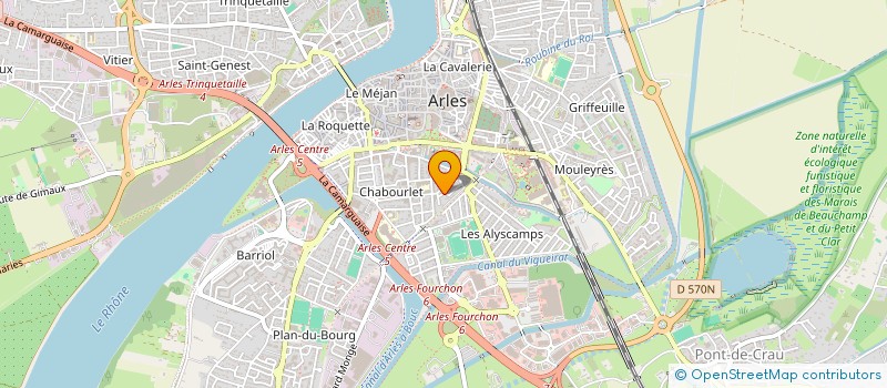 localisation de l'entreprise MADAME SOPHIE ASPORD  ARLES