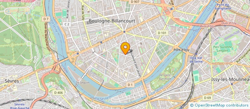 localisation de l'entreprise MADAME SOPHIE ASSE à BOULOGNE-BILLANCOURT