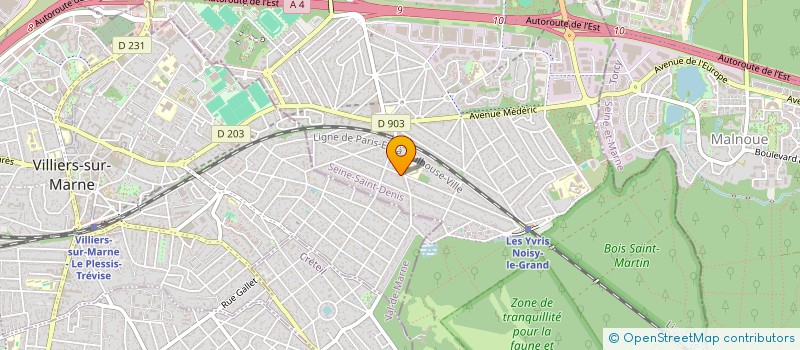 localisation de l'entreprise MADAME SOPHIE ASSOUS  NOISY-LE-GRAND