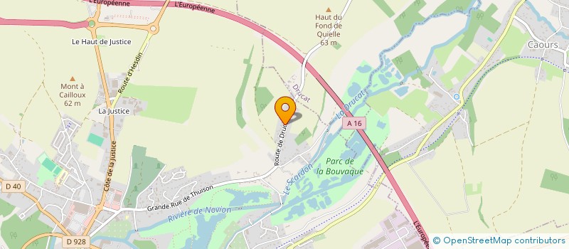 localisation de l'entreprise MADAME SOPHIE ASTIE  ABBEVILLE