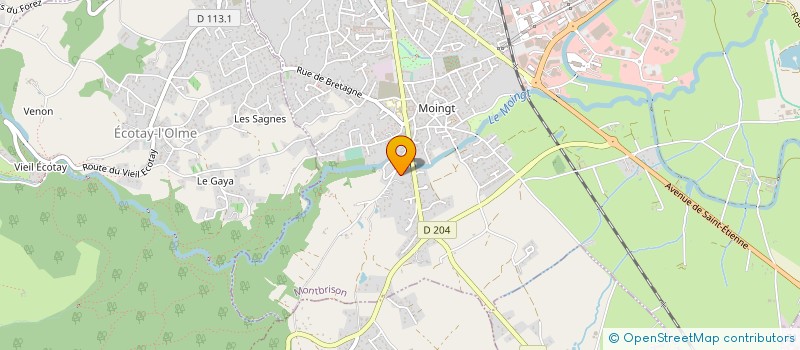 localisation de l'entreprise MADAME SOPHIE ATOCH SOPHIE  MONTBRISON