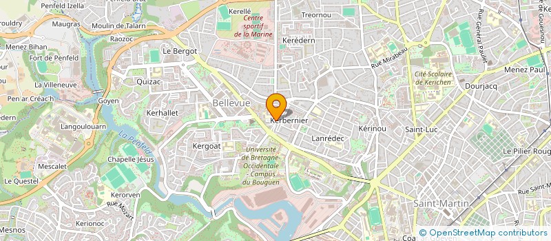 localisation de l'entreprise MADAME SOPHIE AUBERT à BREST