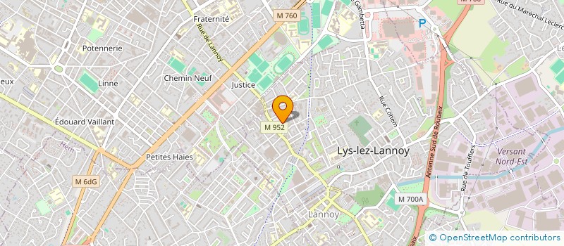 localisation de l'entreprise MADAME SOPHIE AUBERT à LYS-LEZ-LANNOY