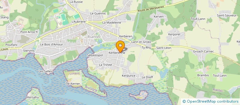 localisation de l'entreprise MADAME SOPHIE AUBERT  RIANTEC