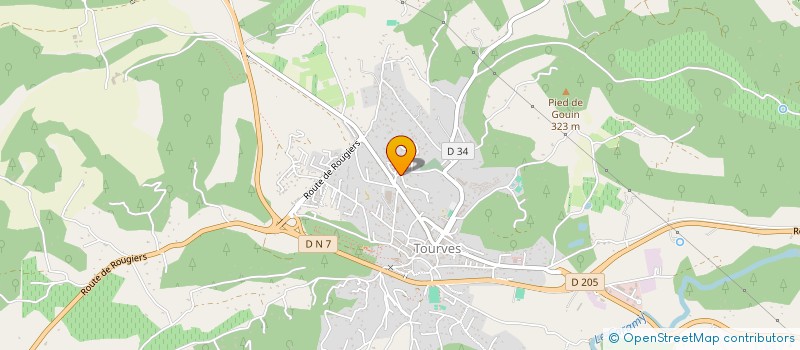 localisation de l'entreprise MADAME SOPHIE AUBERT  TOURVES