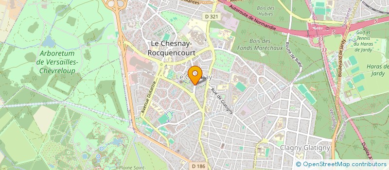 localisation de l'entreprise MADAME SOPHIE AUBOIROUX  LE CHESNAY-ROCQUENCOURT