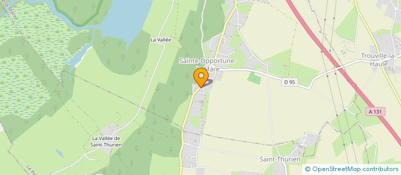 localisation de l'entreprise MADAME SOPHIE AUBRY  SAINTE-OPPORTUNE-LA-MARE