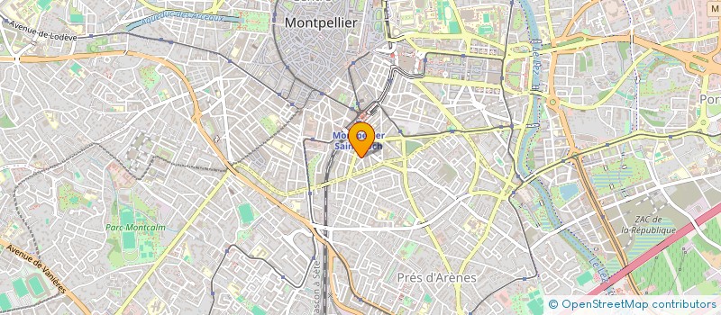 localisation de l'entreprise MADAME SOPHIE AUDE à MONTPELLIER