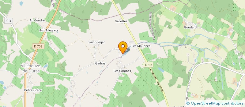 localisation de l'entreprise MADAME SOPHIE AUDE PRUNEVIEILLE  VILLENEUVE-DE-DURAS