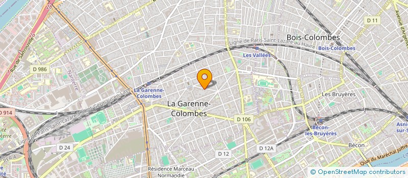 localisation de l'entreprise MADAME SOPHIE AUDIC à LA GARENNE-COLOMBES