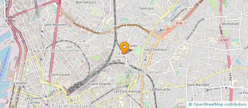 localisation de l'entreprise MADAME SOPHIE AUDIER à MARSEILLE