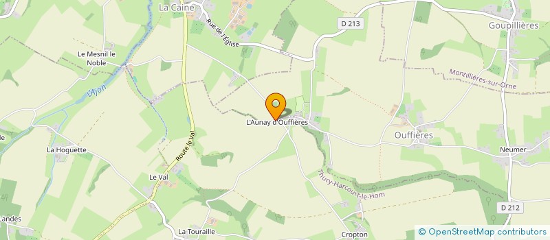 localisation de l'entreprise MADAME SOPHIE AUDRIN  THURY-HARCOURT-LE-HOM