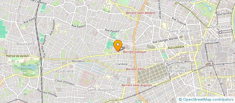 localisation de l'entreprise MADAME SOPHIE AUFFRET à BORDEAUX
