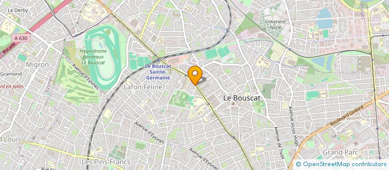 localisation de l'entreprise MADAME SOPHIE AUTIER à LE BOUSCAT