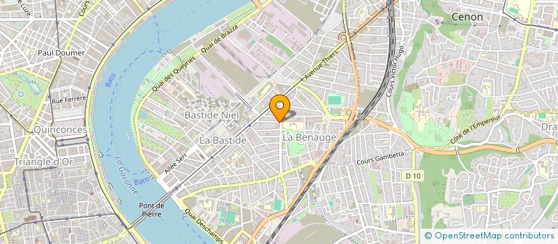 localisation de l'entreprise MADAME SOPHIE AUTRAN à BORDEAUX