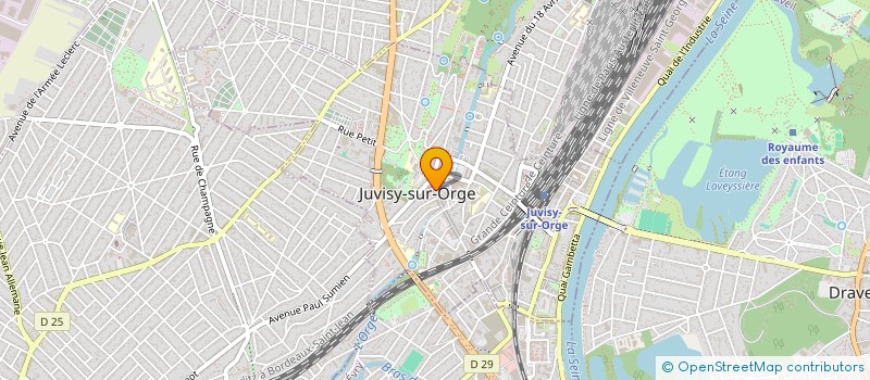 localisation de l'entreprise MADAME SOPHIE AUVIN à JUVISY-SUR-ORGE