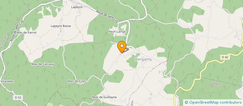 localisation de l'entreprise MADAME SOPHIE AYROLLES  SAINT GERY-VERS